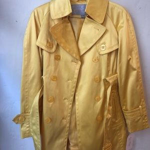 Cute yellow Jessica Simpson Trench Coat. NWT